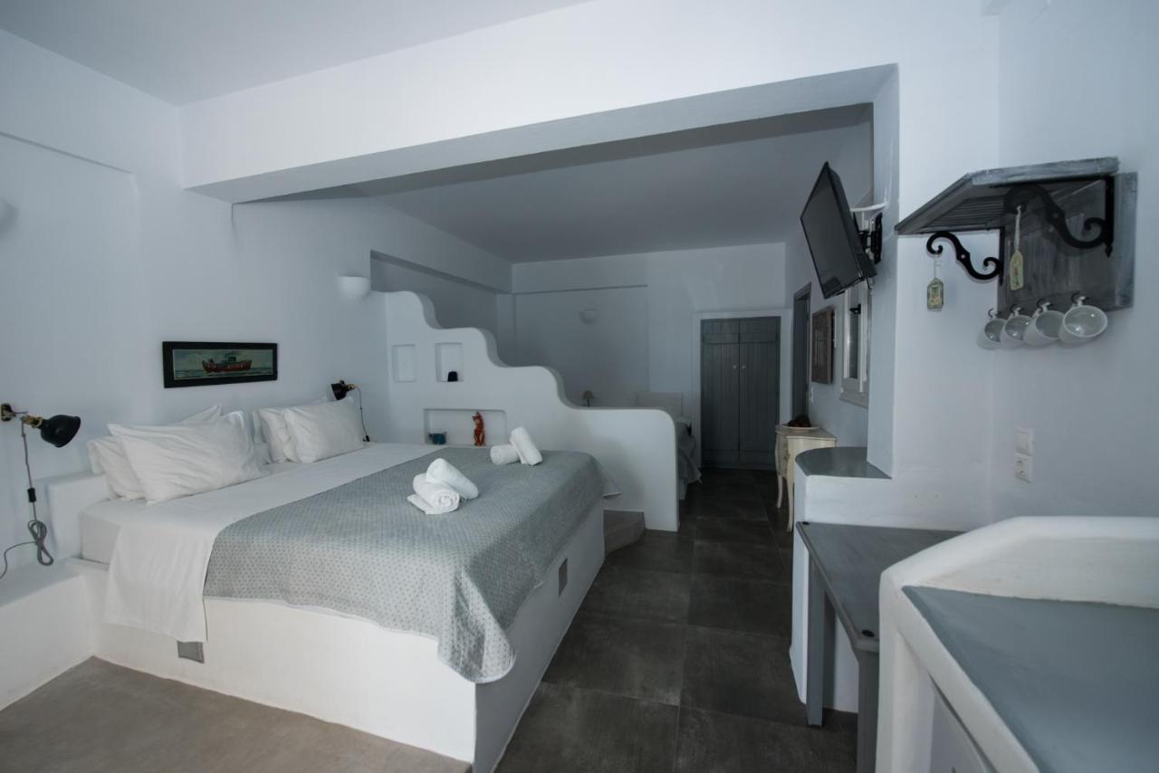 Ostria Studios & Apartments Alikí Buitenkant foto