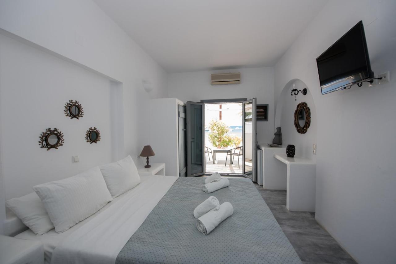 Ostria Studios & Apartments Alikí Buitenkant foto
